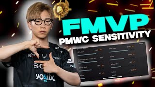 FMVP PMWC 2024 NEW BEST SENSITIVITY SETTINGS FOR PUBG MOBILE/BGMI | RC REIJIOCO SENSITIVITY CODE