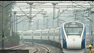 22436 Vande Bharat Express Arriving at Varanasi Junction