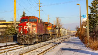 Saturday Morning Railfanning In Lake Cook Road - 1/11