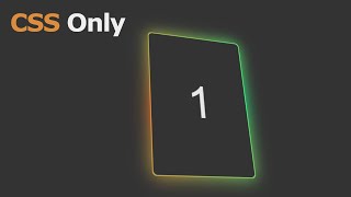 CSS Only Gradient Border Effect | Gradient Border