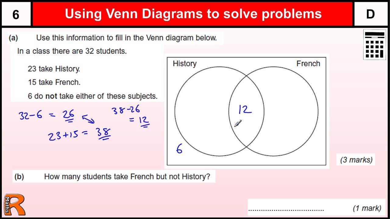 Venn Diagram GCSE Maths Revision Exam Paper Practice & Help - YouTube