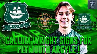 CALLUM WRIGHT SIGNS FOR ARGYLE FROM BLACKPOOL!!!!!!!!!!!!!!!!!!!!