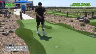 MAROOCHY RIVER MINI GOLF  - HOLE 01 - HOLE IN ONE ACE - JOSH MARS