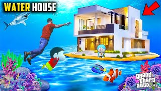 Franklin Buy LUXURY WATER HOUSE😱 To Surprise Shinchan \u0026 Avengers🔥 in GTA 5 in Telugu #gta5