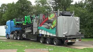 Kermis Heemskerk 2018 Afbouw en transport Deel 2