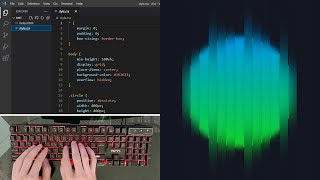 ASMR Programming - Clarity Glass Animation Effect using Html CSS - No Talking