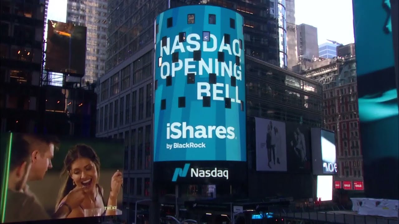 IShares Bitcoin Trust $IBIT BlackRock Rings The Nasdaq Stock Market ...