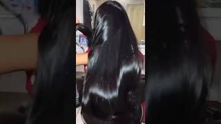 How to get silky smooth hair at home #shorts #silkyhair #smoothhairs #youtubeshorts