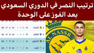 ترتيب الدوري السعودي ونتائج الدوري السعودي بعد فوز النصر اليوم