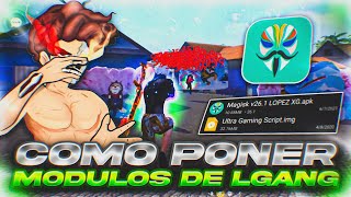 🎯Como PONER MODULOS de L-GANG MAGISK GAMING NO ROOT para FREE FIRE 2025 👹 MODULOS ESTILO L-GANG🔥