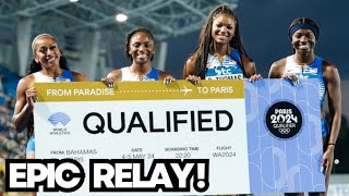 The USA Dominates Women’s 4×100M – World Athletics Relays 2024