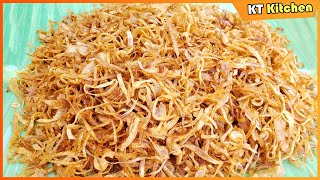 SECRET RECIPE - How to Make Fried Shallots Crispy \u0026 Sweet -Crunchy after 4 months in Freezer