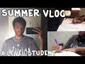 Summer vlog - Life of an A Level Student