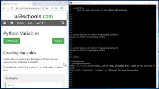 4. Python - Getting Started | Syntax | Variables | Numbers | Casting