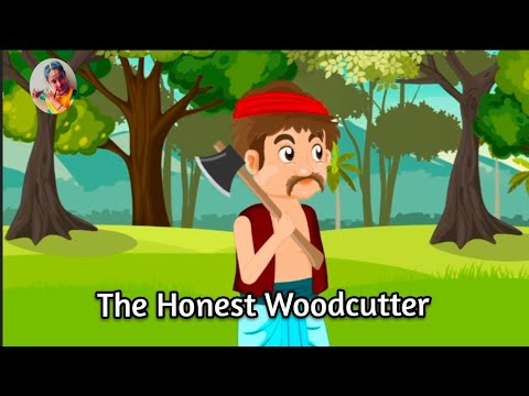 The Honest Woodcutter | English Moral Stories For Kids | By Varshini ...