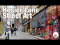 Melbourne CBD Street Art at Hosier Lane 🖼【4K Ultra HD】