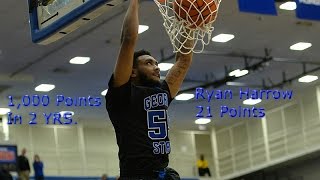 Ryan Harrow Highlights vs A State 21 Points (1,000 Points in 2 Years at GSU)