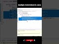 Multiple Catch Block in Java | Exception Handling in Eclipse with Examples
