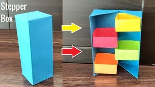 DIY - Secret Stepper Box | Paper Craft | Secret Box | Paper Box | Paper Stepper Box