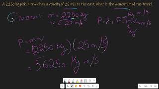 Chapter 6.1: (Momentum and Impulse), Problems answers (1)