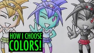 How I Choose Colors: 1 Drawing, 6 Color Schemes! [HTD #174]