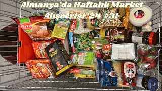 Almanya'da haftalık market alışverişi '24 #31 | Lidl, Kaufland ve Dev Türk Marketi Alışverişi