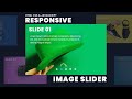 Responsive Image Slider   With Manual Button & Auto play Navigation Visibility   HTML CSS Javascript