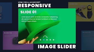 Responsive Image Slider With Manual Button & Auto play Navigation Visibility HTML CSS Javascript