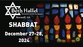 Shabbat | December 27-28, 2024