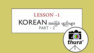 ကိုရီးယားစာ အခြေခံ ဗျည်း ၁၉ လုံး မိတ်ဆက် သင်ခန်းစာ video part 2