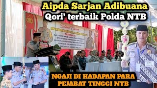 Aipda Sarjan Adibuana tampil memukau di hadapan Kapolda NTB