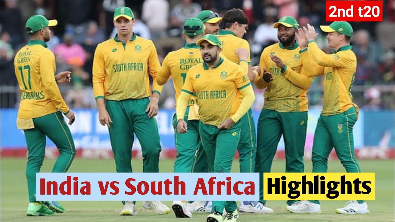 India Vs South Africa 2nd T20 Cricket Match Full Highlights | IND V SA ...