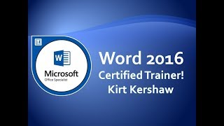 Word 2016: Customize Quick Access Toolbar