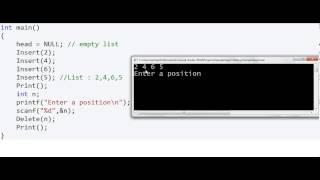 Linked List in C/C++ - Delete a node at nth position
