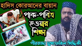 Pirzada mosfekin Siddiqui Jalsa || পাক-পবিত্র হওয়ার শিক্ষা ওয়াজ