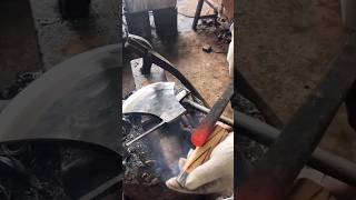 Handle making anti-slip treatment # forging # traditional technology#shorts