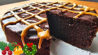 This moist and rich chocolate cake is unbelievably easy to make | Xmas cake 这个浓郁湿润巧克力蛋糕 简单到无法相信