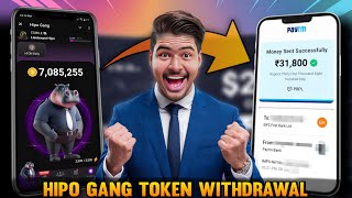 How To Stake TON Coin Hipo AirDrop || Hipo Gang AirDrop | Hipo Gang AirDrop Withdrawal 💸