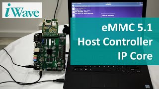 Demonstration of eMMC 5.1 Host Controller IP Core