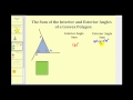 Interior and Exterior Angles of a Polygon