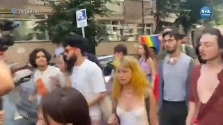 LGBT Onur Yürüyüşü İstanbul’un Nişantaşı semtinde düzenlendi| VOA Türkçe