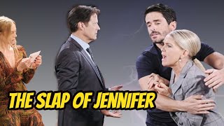 Jennifer frantically attacked Jack after reading the letter. | Days of Our Lives Spoilers | 11/2020