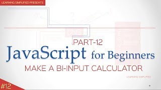JavaScript Tutorial for Beginners #12- Make a Basic Calculator