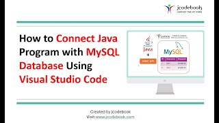 #90 How to Connect a Java Program with a MySQL Database Using Visual Studio Code