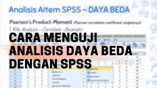 Analisis Uji Daya Beda - Analisis dan Interpretasi Hasil - Kuliah Online ke-13 UNJANI Yogyakarta