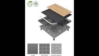 Module dry heating panel of eco-friendly carbon composite material, Korean ondol type panel