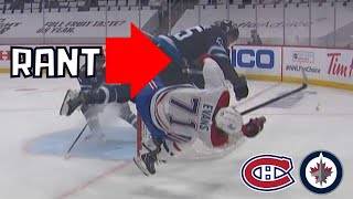 Mark Scheifele's Dirty Hit on Jake Evans [RANT] - Montreal Canadiens vs Winnipeg Jets Game 1