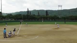 20230623 夏季大会　成琉　初回、先頭打者ホームラン　準決勝　東風平戦 　2