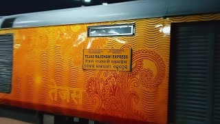 Recently upgraded Bhubaneswar Rajdhani Express with Shiny Tejas Coaches || lead by SRC WAP7 37023