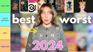 every book i read in 2024 ranked (50 + books)